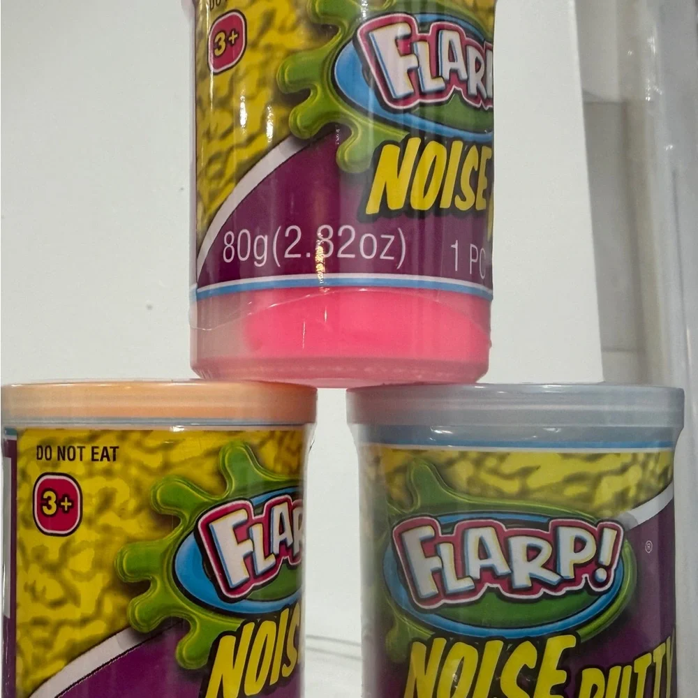 Noise Putty Party Pack - Pink, Orange, Blue